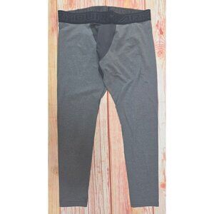Under Armour ColdGear Mens 2XL Compression Leggings Gray Activewear Base Layer